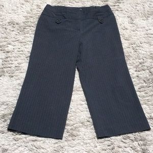 Larry Levine pinstripe dress capris